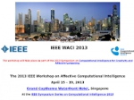 2013 IEEE Workshop on Affective Computational Intelligence