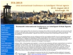 13th International Conference on Intelligent Virtual Agents