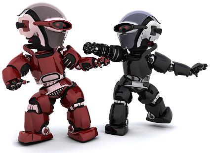 Chatbot Battles Robots Fighting