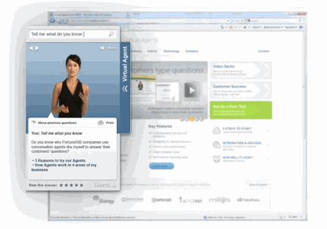 Virtual Agent Widget Inteliwise