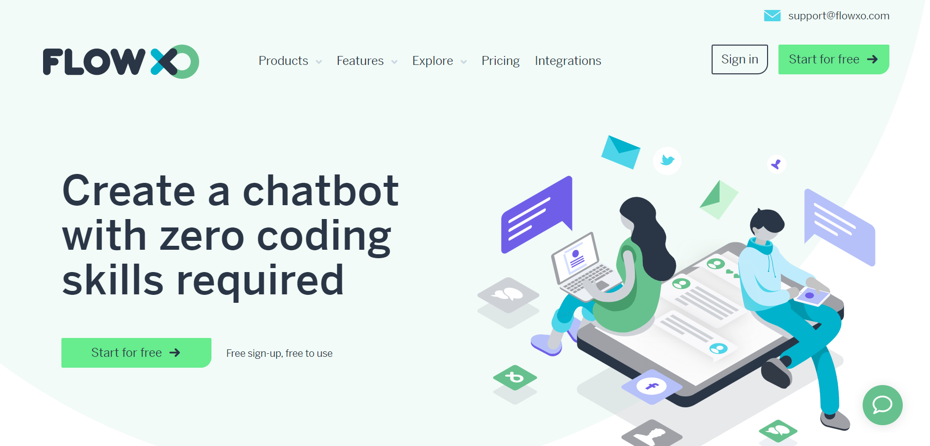 free full chatbot builder software