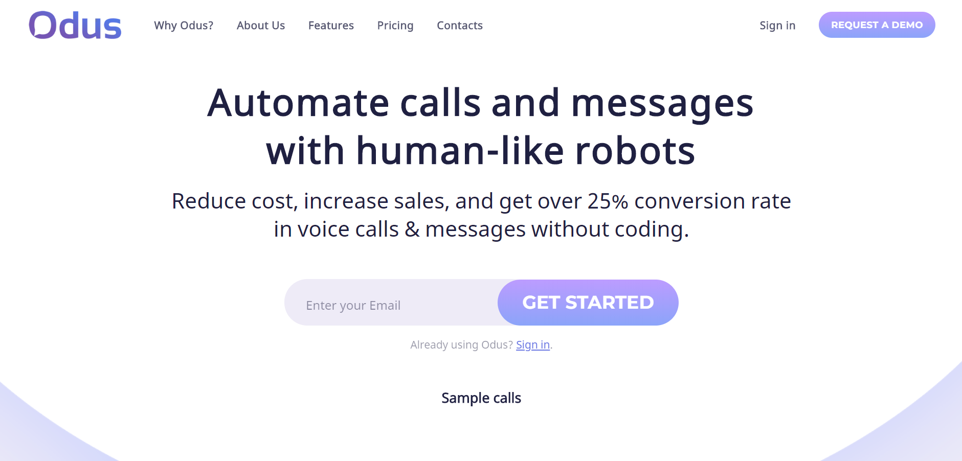 best chatbots for marketing - Odus.ai