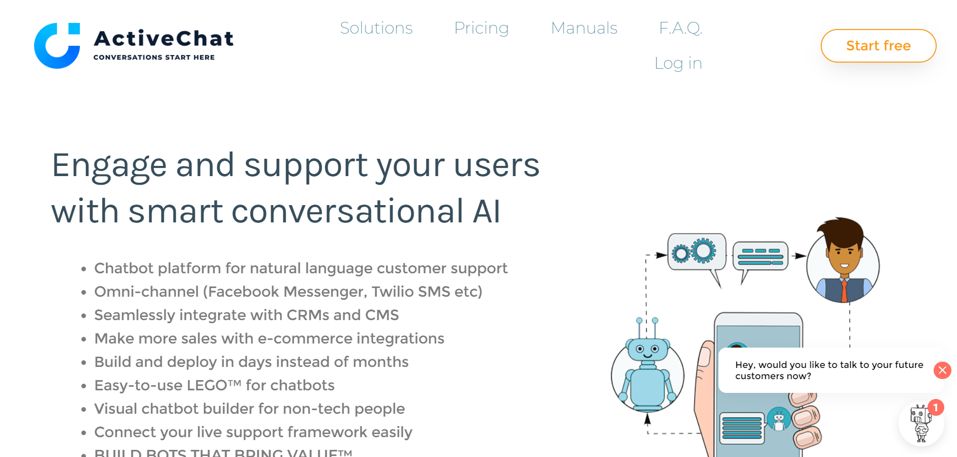 best ecommerce chatbot tools - ActiveChat