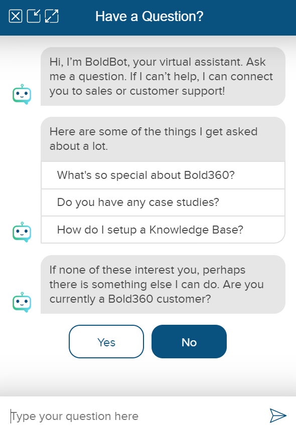 Bold360 review - Bold360 chat widget